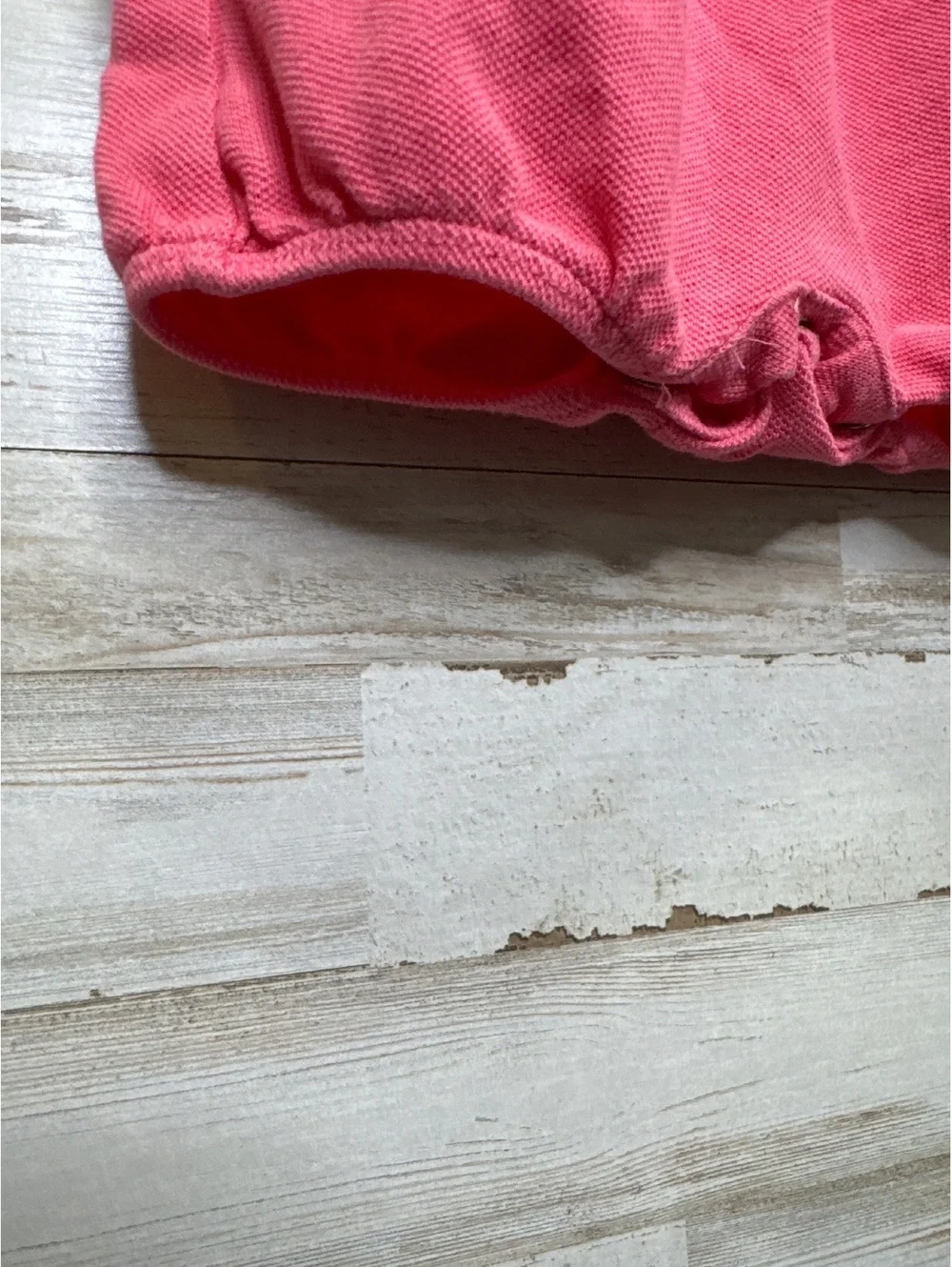 RALPH LAUREN PINK RUFFLE ROMPER SIZE 3 MONTHS